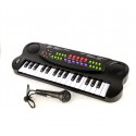 101045 Teclado electrónico de juguete con micrófono 32 teclas y muchas melodías
