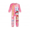 22-1727 Pijama entero Paw PATROL para niña con forro polar suave de 3 a 6 años