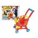 632306 Carrito de la compra para supermercado con 13 accesorios 53x20x36 cm