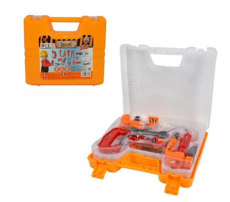 363669 Caja de herramientas Playset de CIGIOKI bricolage con 15 accesorios