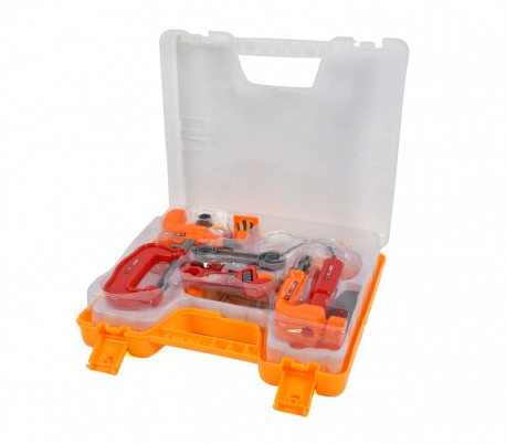 363669 Caja de herramientas Playset de CIGIOKI bricolage con 15 accesorios