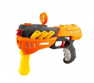 281567 Rifle de juguete AIR SPORT GUN con dardos suaves y objetivo incluido