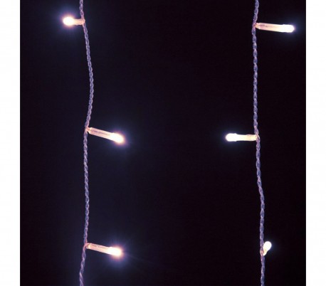 Luces de Navidad Cortina 96 LED 561283 LUZ FRÍA exterior 3 mt x 0.6 cm