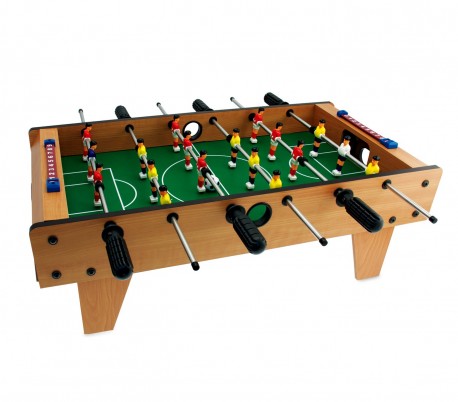 634454 Futbolín de mesa CALCETTO TEOREMA de madera y 6 líneas 69 x 37 cm