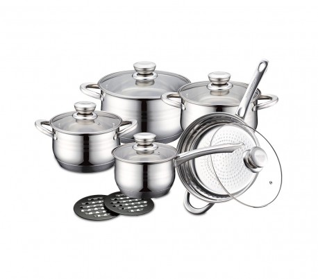 RL-1232 Juego de utensilios de cocina de acero inoxidable ROYALTY LINE 12 piezas