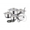 RL-1232 Juego de utensilios de cocina de acero inoxidable ROYALTY LINE 12 piezas