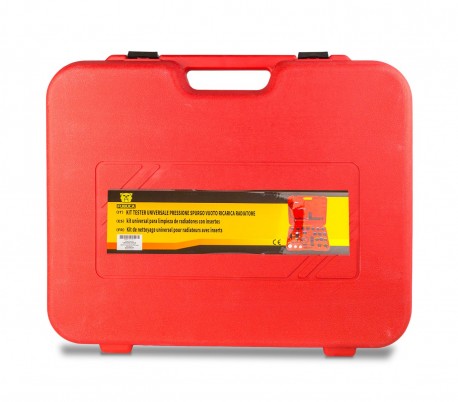 4503 Probador de presión del radiador FUBUCA con purga de vacío y kit de recarga