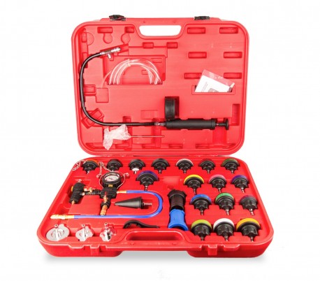 4503 Probador de presión del radiador FUBUCA con purga de vacío y kit de recarga