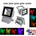 Foco LED de alta luminosidad luz RGB MULTICOLOR para exterior IP65 en varios WAT