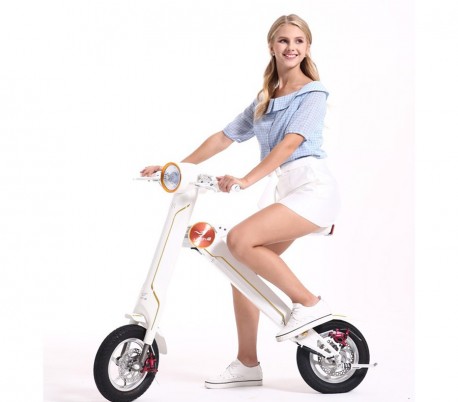 Scooter eléctrico LEHE K1 ligero y plegable velocidad máxima de 25-32 km / h