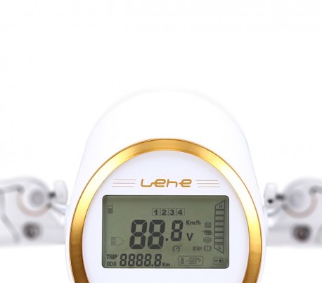 Scooter eléctrico LEHE K1 ligero y plegable velocidad máxima de 25-32 km / h