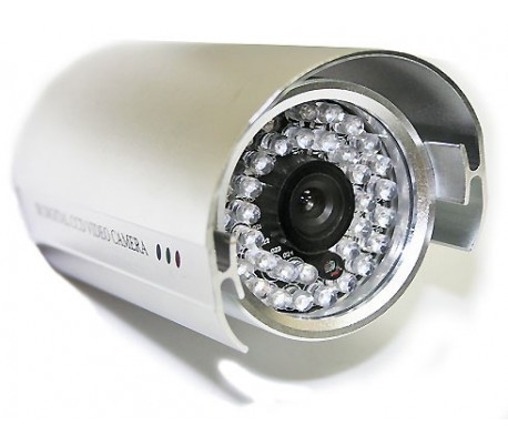 Cámara de vigilancia 36 led ccd 6 mm sensor 1/3 hermético