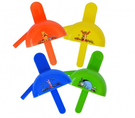 Set 4 formas coloridas para helados caseros Winnie The Pooh con pajitas