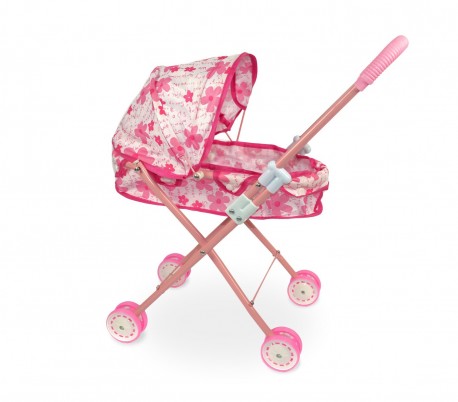 160237 Cochecito de juguete para muñecas con parasol ideal para la infancia