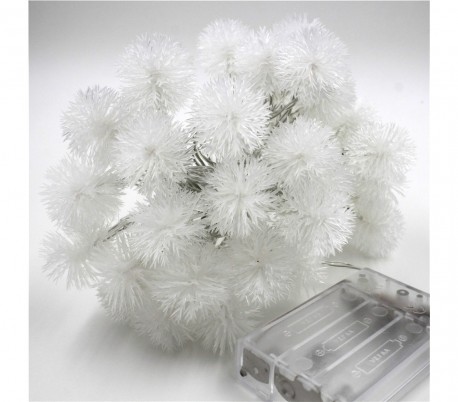 561335A Serie 20 LED LUCES DE NAVIDAD para interior en forma de copos de nive