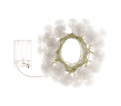 561335A Serie 20 LED LUCES DE NAVIDAD para interior en forma de copos de nive