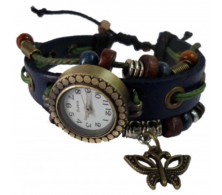 Reloj vintage con MARIPOSA esfera de mariposa retro reloj redondo