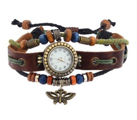 Reloj vintage con MARIPOSA esfera de mariposa retro reloj redondo