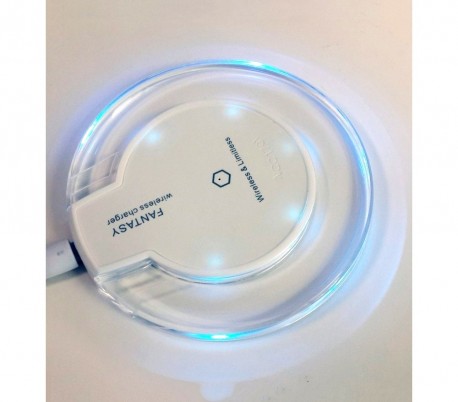 713527 Cargador batería inalámbrico de inducción Qi universal base carga wifi