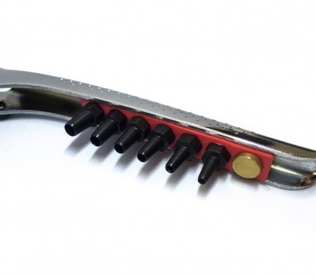 Juego de 9 sacabocados manuales para hacer agujeros en el cinturón