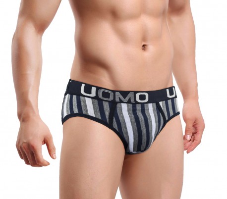 PT-7813 Pack 4 Slip para hombre a rayas mod. KEMPER de M a XXXL