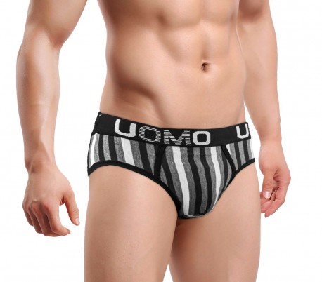 PT-7813 Pack 4 Slip para hombre a rayas mod. KEMPER de M a XXXL