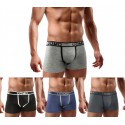 B-003 Pack 4 boxer para hombre mod. JEFF de algodón tallas de la M a la XXXL