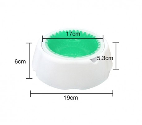 147516 Recipiente de auto-refrescante Fresh Bowl mantiene el agua fría 8 Horas