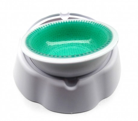 147516 Recipiente de auto-refrescante Fresh Bowl mantiene el agua fría 8 Horas