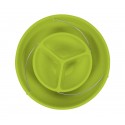 Accesorio de bandejas porta SNACKS de 3 compartimentos PARTY PLATES 