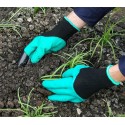 708004 Guantes para la jardinería con garras de plástico ABS para cavar
