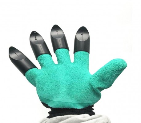 708004 Guantes para la jardinería con garras de plástico ABS para cavar