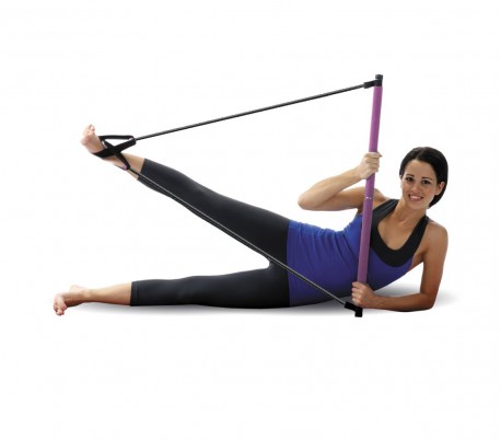 717176 Pilates training stick para ejercicios corporales gratuitos con DVD