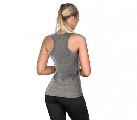 KZ-353 Camiseta sin mangas para mujer en tejido fitness transpirable dos colores