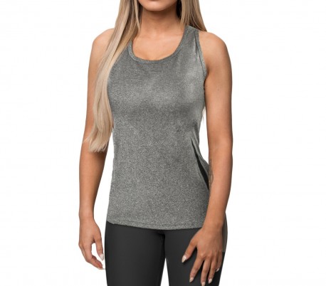 KZ-353 Camiseta sin mangas para mujer en tejido fitness transpirable dos colores