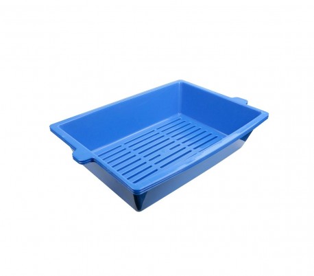 Arenero con sistema autolimpiante a 180 ° con tres departamentos de 42 cm  