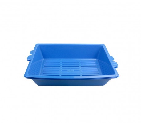 Arenero con sistema autolimpiante a 180 ° con tres departamentos de 42 cm  