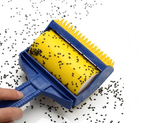 289440 El cepillo lavable 2 en 1 con rodillo elimina el vello y la suciedad