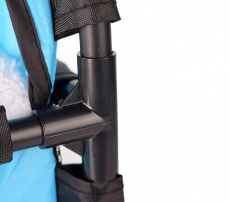 004065 Caseta de 2 niveles para gatos KITTY CORNER acolchada 71 x 36 x 36cm