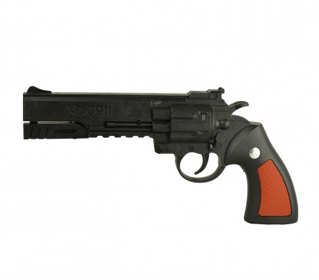 285503 Pistola revólver de juguete tambor de 6 mm con bolas incluidas