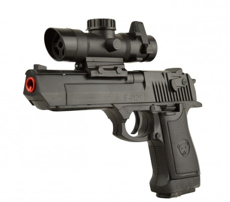 141458 Pistola de juguete con objetivo 1823-87 con balines incluidos