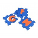 529057 Puzzle de goma Eva 20 piezas letras y números modulares de 15 x 15 cm