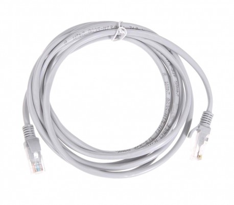 045384 Cable Ethernet 3 metros LAN CAT6 RJ45 contactos chapados en oro 10Gps