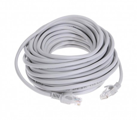 045438 Cable Ethernet 20.0 metros LAN CAT6 RJ45 contactos chapados en oro 10Gps