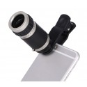 011341 Teleobjetivo TECHMADE para smartphone zoom 8x enfoque manual