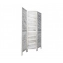 394465 Biombo moderno mod. Classic madera blanca antigua 170x40 cm