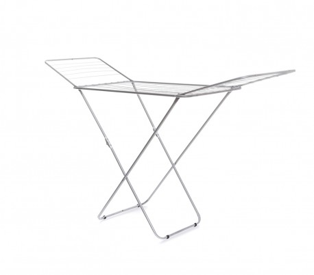 417799 Tendedero de metal antiarrugas RILUX dos alas para tender 181x55x110 cm