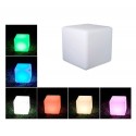 370582 Set 3 cubos LED Multicolor cromoterapia luz para ambiente nocturna 6.5 cm