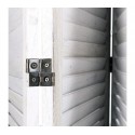 394502 Biombo de 3 paneles moderno mod. Clásico en madera natural 170x40 cm