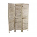 394502 Biombo de 3 paneles moderno mod. Clásico en madera natural 170x40 cm